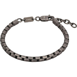 Браслет на руку s.Oliver для чоловіків, нержавіюча сталь, подарункова коробка (сірий)