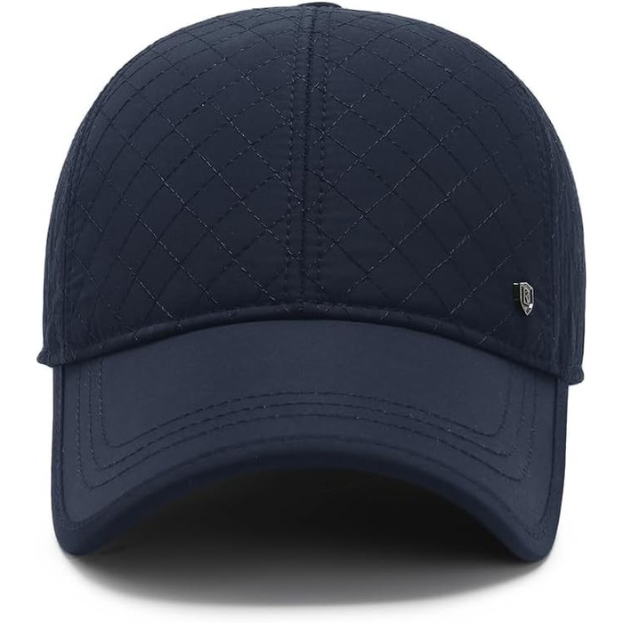 YAMEE Бейсболка чоловіча зимова зі складними навушниками, унісекс, тепла шапка, зимова кепка, осінь/зима, м'яке внутрішнє оздоблення, універсальний розмір (2080/Blau)