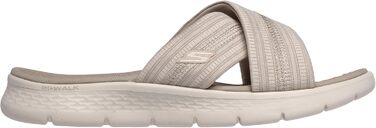 Сандалі жіночі Skechers Go Walk Flex Impressed коричневі (38 EU) - зручні для ходьби