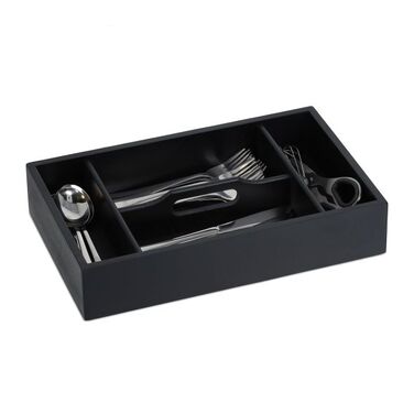 Relaxdays Cutlery Case with Carrying Handle