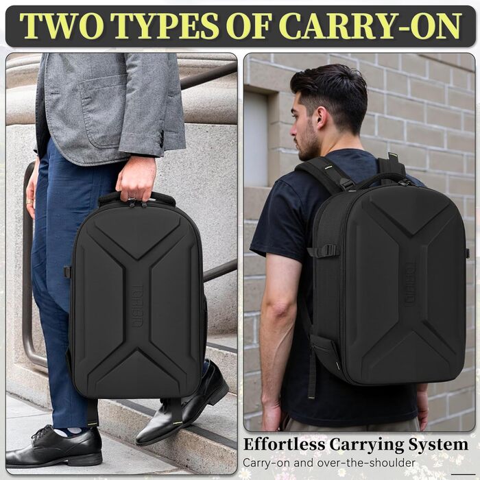 Чохол-рюкзак для камери з відділенням для ноутбука 15.6 дюймів, водонепроникний, ударостійкий, з тримачем для штатива (сумісний з Canon/Nikon/Sony), чорний