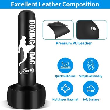 Надувний боксерський мішок Boxsack 180 см для тренувань MMA, Муай Тай, фітнесу