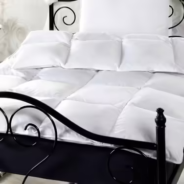 Зимова ковдра Bestlivings 135x200 см, касетна, пух-пір’я, 1400 г, ОЕКО-ТЕКС
