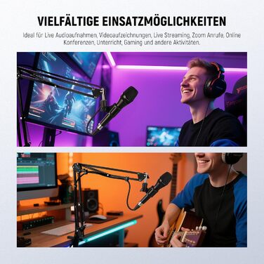 Кріплення для мікрофону Neewer MS006 – Шарнірний мікрофонний стійка з кріпленням 3/8' - 5/8' для Blue Yeti, Snowball, Quadcast та інших мікрофонів (до 1.5кг)