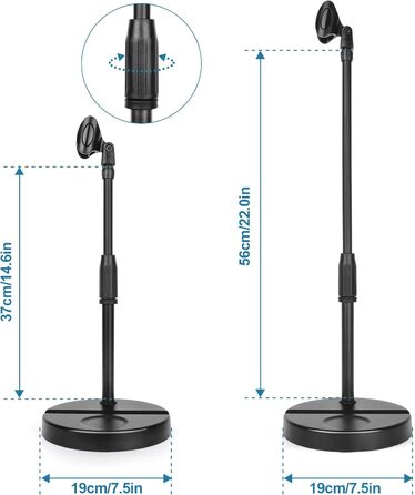 Підставка для мікрофона ChromLives для Razer Seiren X, з поп-фільтром, вітрозахистом та кабелетримачем, 5/8 адаптер для радіомовлення та запису