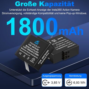 Набір акумуляторів Insta360 X5 Homesuit (3x 2850mAh + Dual-Slot LED зарядний пристрій) + Micro SD картки