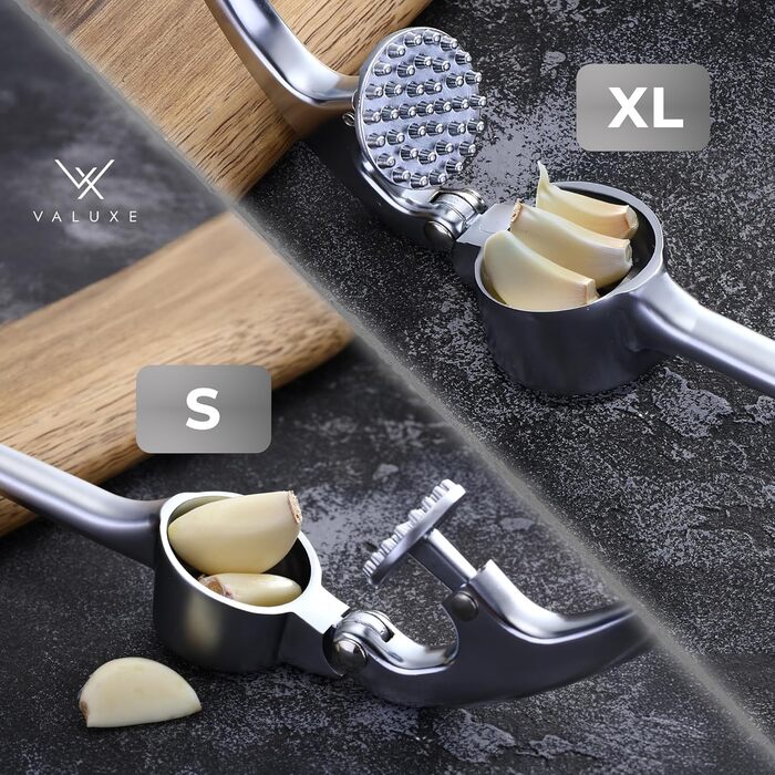 Преса для часнику VALUXE® - професійна, міцна, для посудомийної машини, велика та масивна