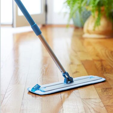 E-Cloth Deep Clean Mop Head, microfiber replacement for floor cleaning, ideal for hardwood, laminate, tile, and stone floors, washable and reusable, 4 pack