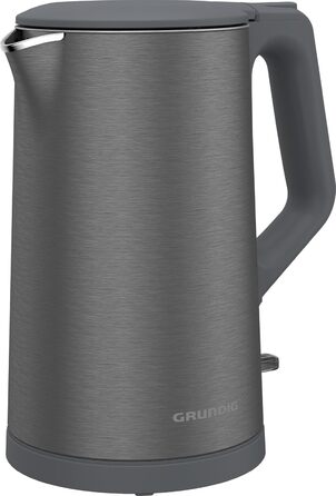 Електричний чайник Grundig WK 7340 Dark Inox: 1.5 л, 2150 Вт, автоматичне відключення, нержавіюча сталь