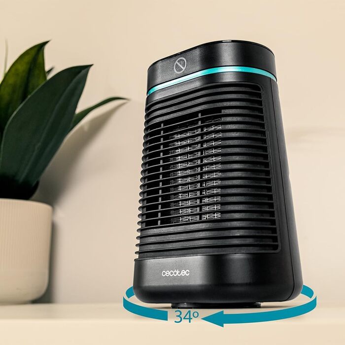 Обігрівач Cecotec ReadyWarm 1550 Max Ceramic Rotate - керамічний, 1500 Вт, з регулюванням температури та 3 режимами, білий