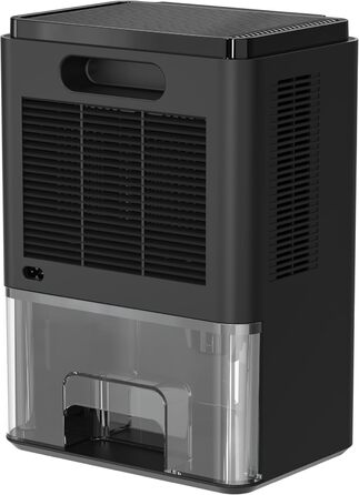 Електричний осушувач повітря Climative ION 12L/24h з Wi-Fi та очищувачем повітря для дому, квартири, ванної кімнати. Захист від вологи та плісняви до 20 м². Чорний Luxe 070