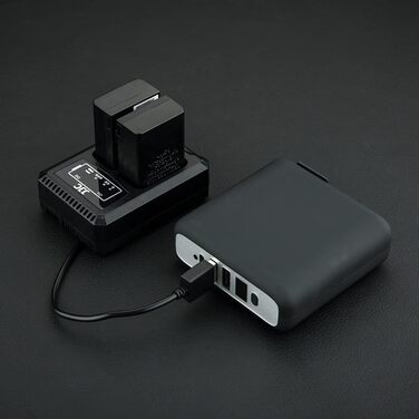 Зарядний пристрій Dual USB для цифрових камер Nikon (Z7, Z6, D850, D810A, D810, D800E, D800, D750, D610, D600, D500, D7500, D7200, D7100, D7000) з акумуляторами EN-EL15 / EN-EL15A / EN-EL15B