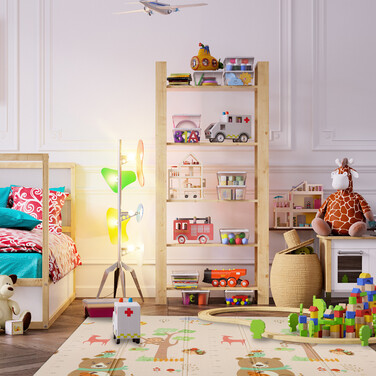 Relaxdays Foldable Play Mat - Animals