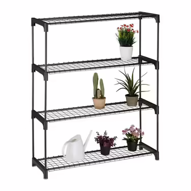 Relaxdays Plant Shelf with 4 Shelves