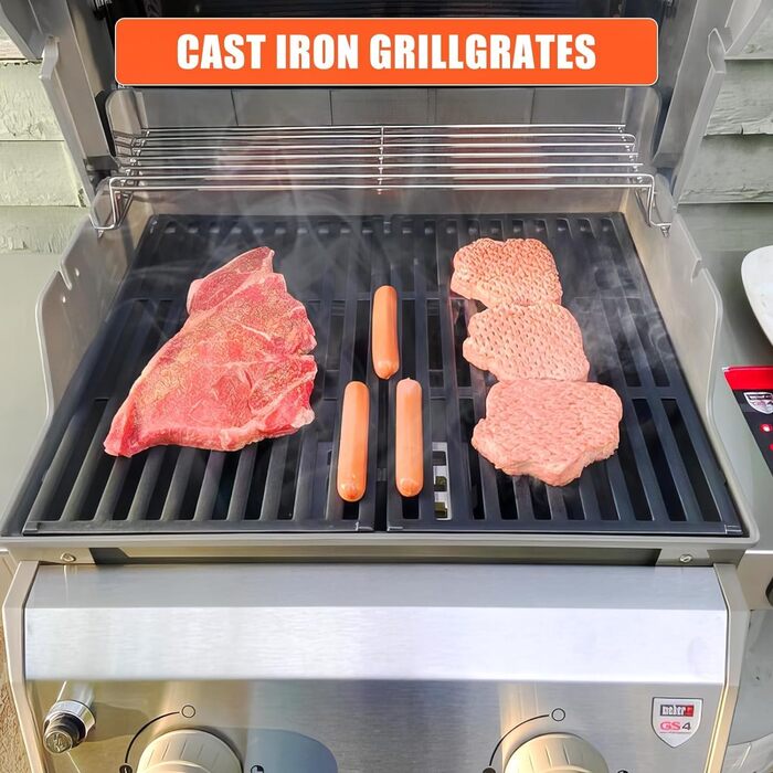 Решітка для гриля Weber Spirit ⅠⅡ 200 серія, Spirit E210/220 S210/220, Jamie Oliver HOME 2 (44,5x26 см)