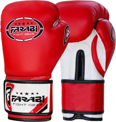 Дитячі боксерські рукавички Farabi Sports 6/8 oz для боксу, ММА, муай-тай, кікбоксингу та спарингу
