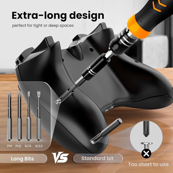 Набір викруток JOREST 155 в 1: міні-набір для ремонту Macbook, Laptop, PC, RC, PS5, Switch, Xbox, iPhone, годинників та окулярів