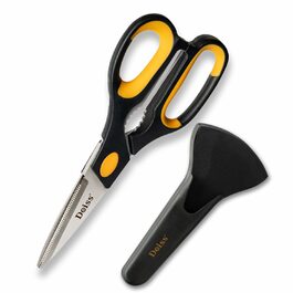 Кухонні ножиці Deiss PRO Heavy Duty з нержавіючої сталі - універсальні, для птиці, риби, м'яса, салатів та зелені