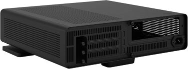 Корпус Fractal Design Ridge Black Mini-ITX для ігрового ПК з PCIe 4.0, 2 вентилятори 140мм PWM, USB Type-C