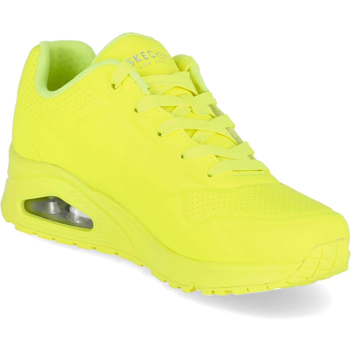 Жіночі кросівки Skechers UNO Night Shades, 42 EU, Durabuck, неоновий жовтий