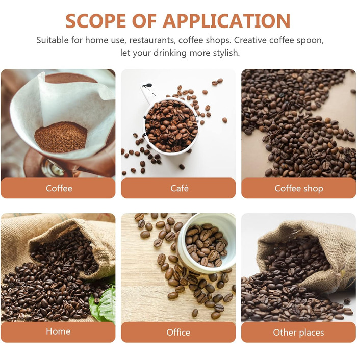 4-Piece Measuring Spoon and Cup Set - Measuring Spoon Sets, Tea Measuring Cups, Dry Measuring Cups, Basic Coffee Bean Scoops, Measuring Spoons and Cups, Stainless Steel, Rose Gold