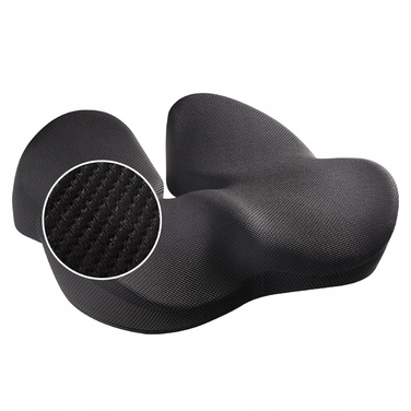 Ортопедична подушка для сидіння з ефектом пам'яті (Memory Foam), профільна, велика