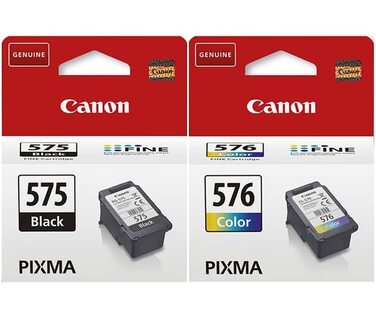 Комплект картриджів Canon PG-575 чорний та CL-576 кольоровий для принтерів Canon PIXMA