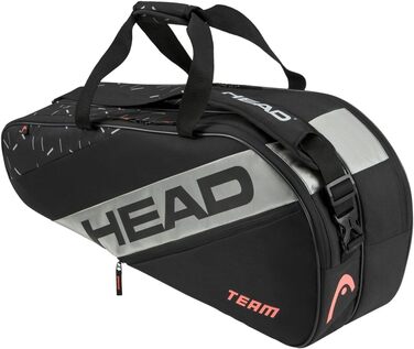 HEAD Team Racquet Bag - Black/Ceramic Color