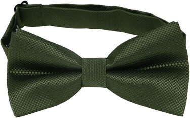 Набір краватка-метелик, запонки та хустинка Alizeal для чоловіків, оливковий колір