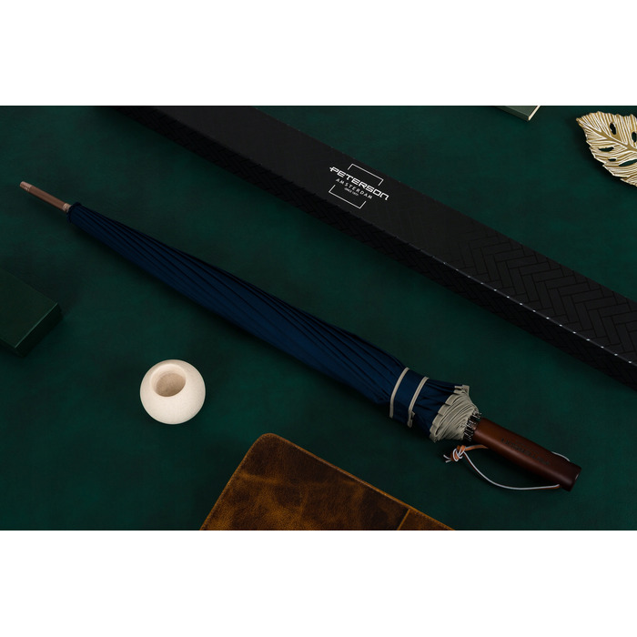 Парасолька Peterson XL, довга, синя (без чохла)