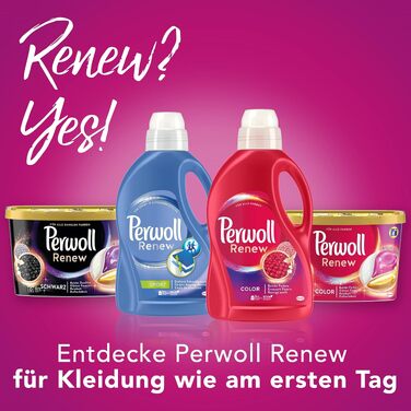 Рідкий засіб для прання Perwoll Renew Blütenrausch для кольорового та білого одягу, квітковий аромат, 1.38 л (набір 4 шт, 50 прань)