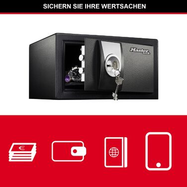 Master Lock Electronic Combination Safe - 11 Liter Security Box with Key Lock
