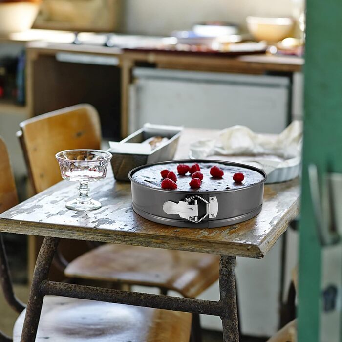 Набір форм для випічки PINGEUI 7 розмірів, антипригарні рознімні форми для тортів та чізкейків (12/18/20/22/24/26/28 см)