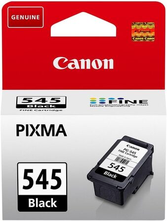 Оригінальний чорнильний картридж Canon PG-545 чорний (Standard) для принтерів Canon PIXMA, комплект 2 шт.