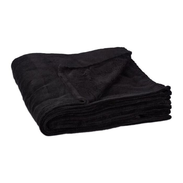 Relaxdays Extra-Large Fleece Throw Blanket