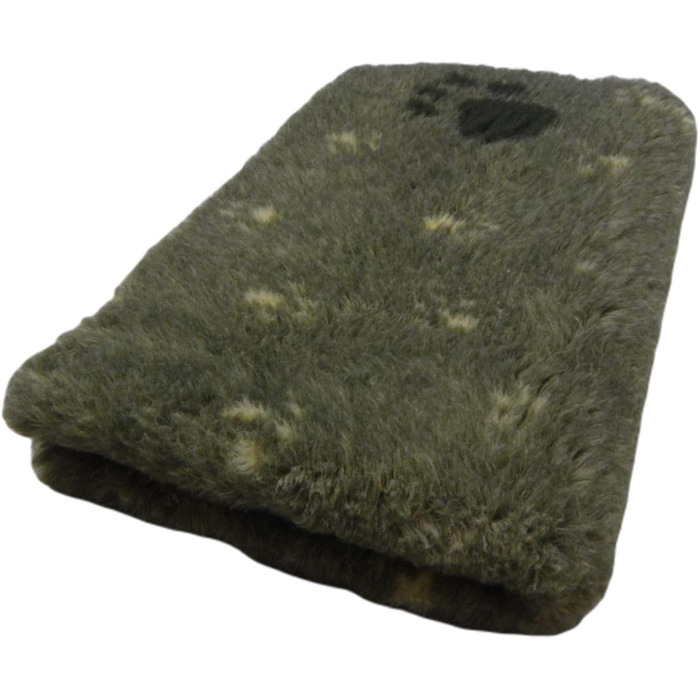 Крамбамбулішоп Ніжне лежання Vet-Bed для собак: килимок-підстилка Dry-Bed, 30 мм, 100x80 см, хакі