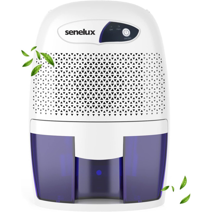 Senelux Powerful 500ml Portable Mini Air Dehumidifier, Quiet Air Dehumidifier, Small Air Dehumidifier Efficient and Stable, Moisture Absorber for Small Rooms, Basements, Bedrooms