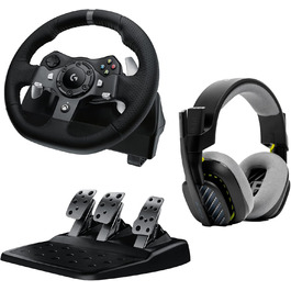 Руль Logitech G29 Driving Force з Force Feedback, 900°, шкіряне покриття, педалі з нержавіючої сталі, сумісний з PS4/PS3/PC/Mac, чорний