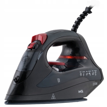 Парова праска Emavo з керамічною підошвою, 2200 Вт, Anti-Drip, Anti-Calc, 280 мл