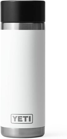 YETI Rambler Bottle with HotShot Lid, 18 oz (532 ml) (White)