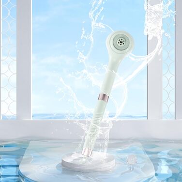 Електрична дюшева щітка для спини Eincremehilfe 6 в 1 з USB-зарядкою та 6 насадками для глибокого очищення та пілінгу