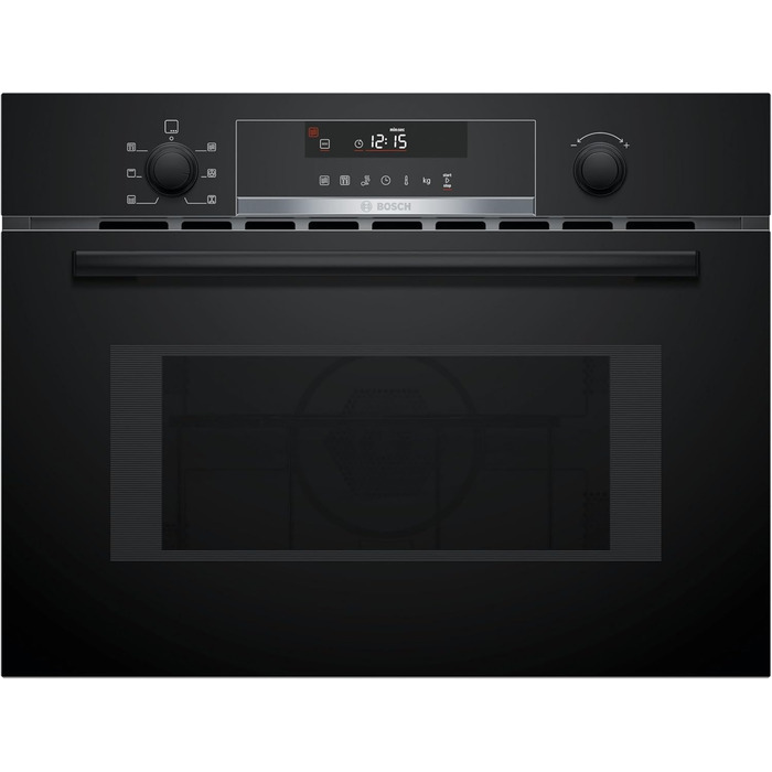 Вбудована мікрохвильова піч Bosch Serie 6 BFL523MW3 з конвекцією, 38x50 см, 800 Вт