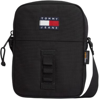 Чоловіча сумка-месенджер Tommy Jeans Crossbody Bag з широким ременем, чорна