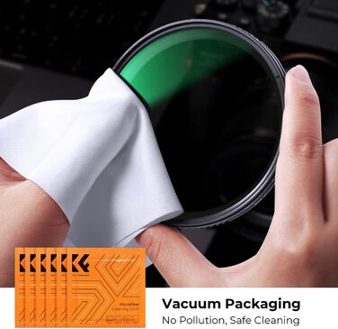 Набір для чищення об'єктивів K&F Concept: 9-в-1 для DSLR, камер, об'єктивів, фільтрів, телефонів