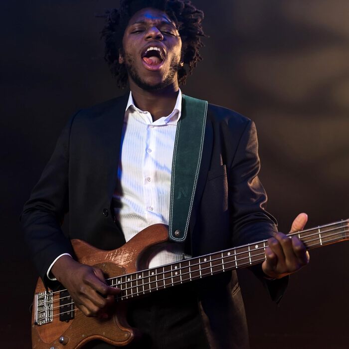 Гітарний ремінь Nefelibata з повного зерна шкіри, 2,5 см, з підкладкою з піни та петлею для кабелю, для акустичної, бас та електрогітари (темно-зелений)