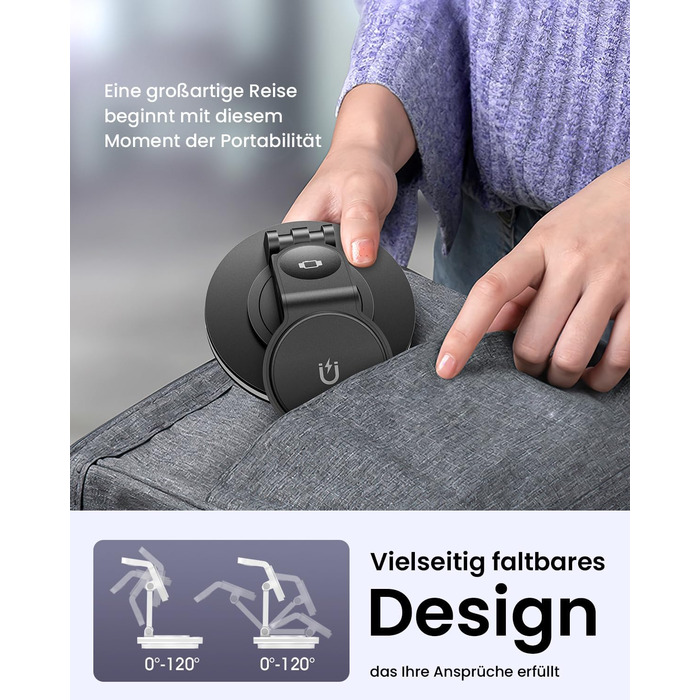 3-в-1 Станція зарядки MagSafe для Apple Watch, iPhone та AirPods (білий/чорний)