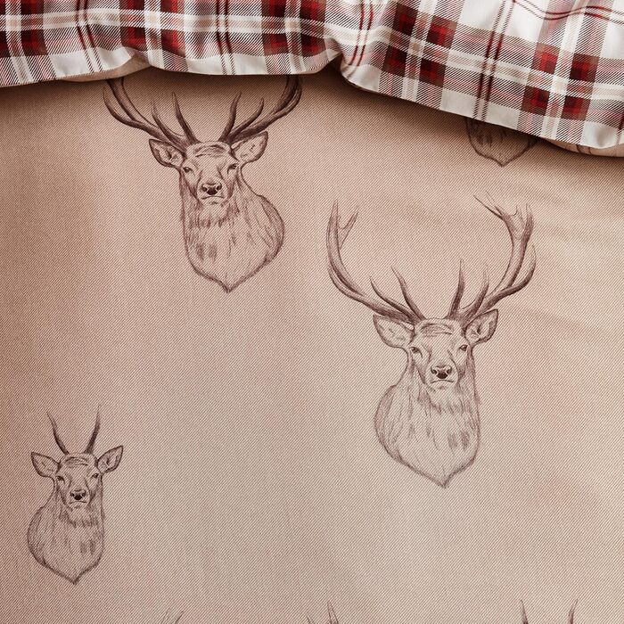 Комплект постільної білизни Catherine Lansfield Stag Easy Care Single - односпальний, багатокольоровий