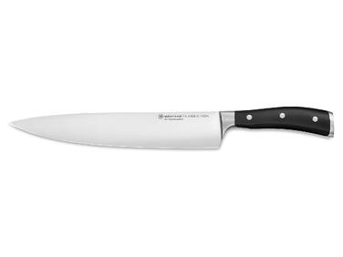 Кухонний ніж шеф-кухар WÜSTHOF Classic Ikon, чорний, 26 см