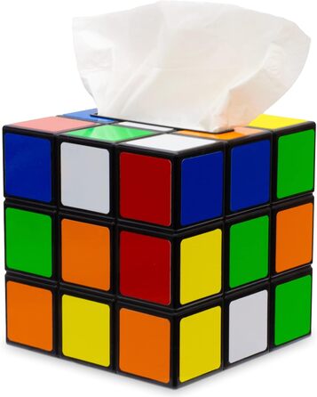 getDigital Magic Cube Tissue Box - Magic Cube Tissue Dispenser, Unusual Decorative Box - Plastic, Colorful, 14 x 14 x 14 cm