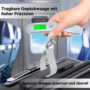 Набір валіз 3 шт., чорний: міцний, легкий, з TSA замком та обертовими колесами 360°